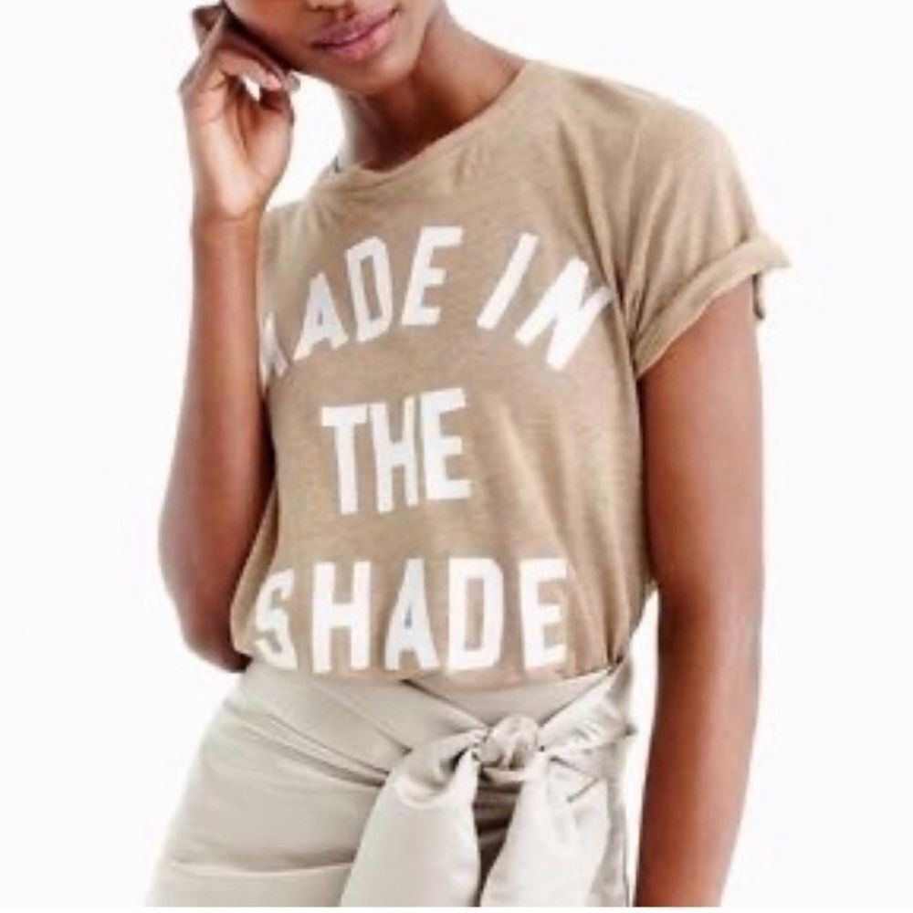 J. Crew Tan T-Shirt Size XXS